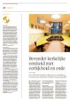 Bevorder kerkelijke eenheid met eerlijkheid en orde