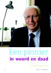 Een pionier van woord en daad